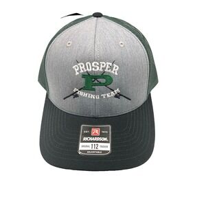 New Prosper Fishing Team Texas Black Green Grey Trucker Hat‎ Adjustable